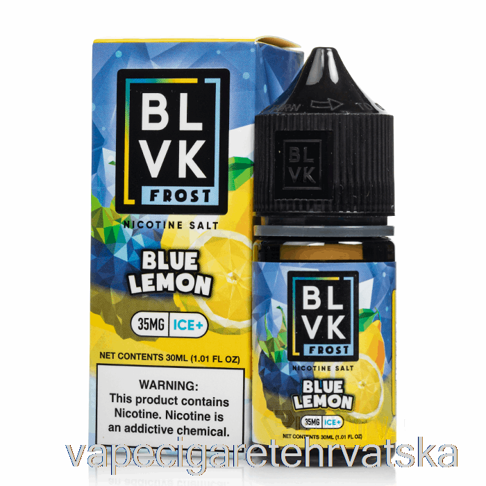 Vape Cigarete Blue Lemon - Blvk Frost Soli - 30ml 50mg